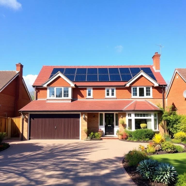 Modern UK home with A-rated replacement windows